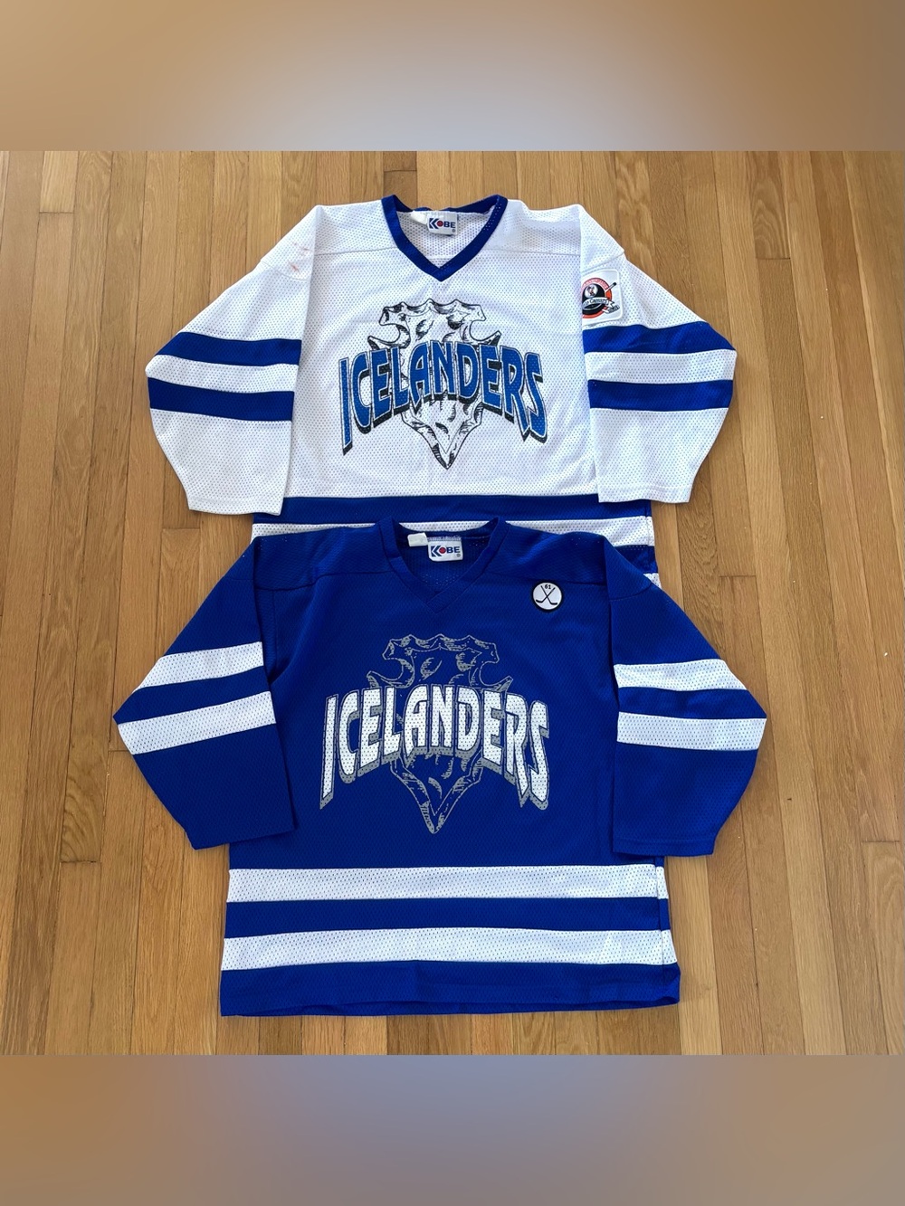 Rare Flint Icelanders Hockey Jersey Bundle 90s Kobe Made In Canada Men’s L Y2K